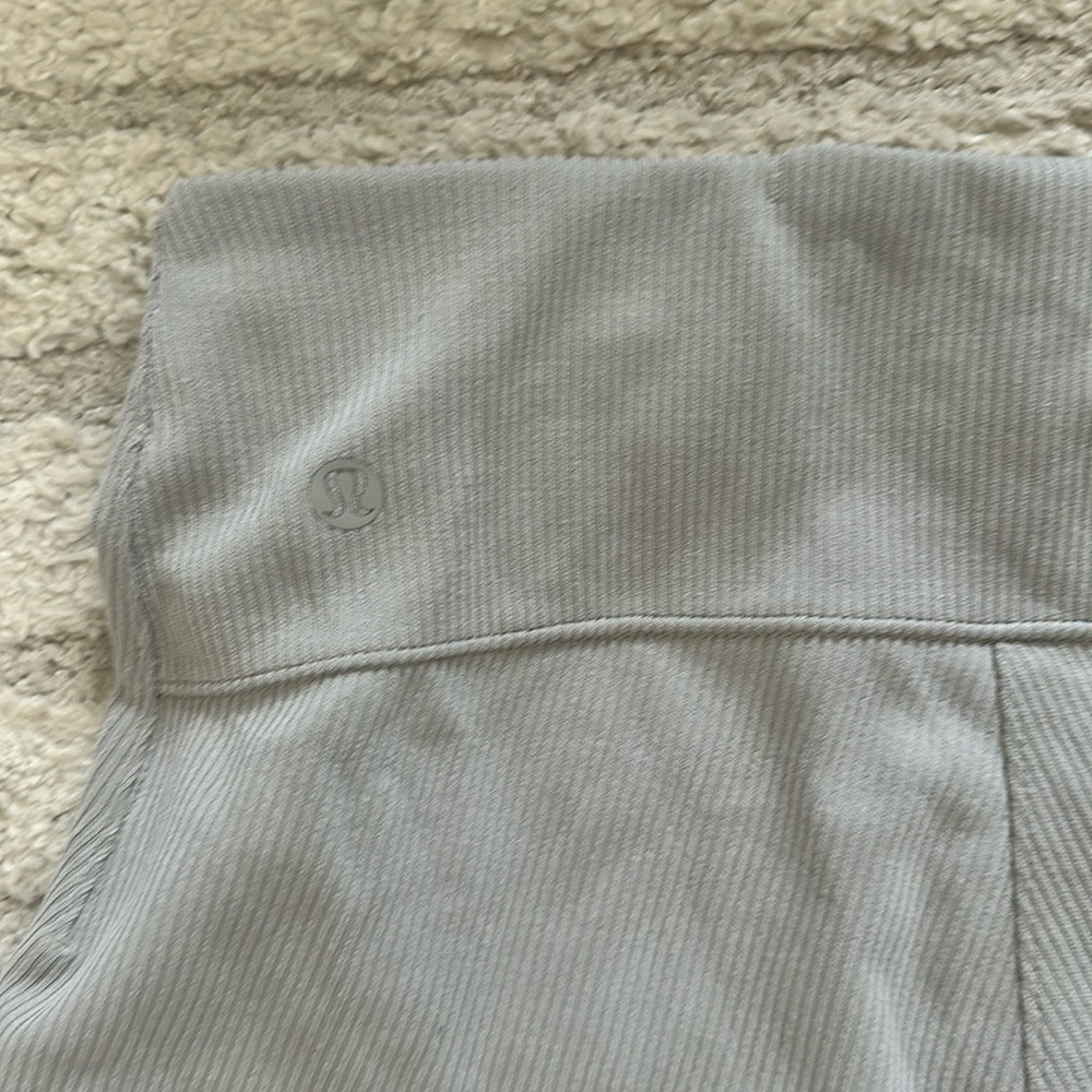 Taupe lulu lemon wide leg ripped legging